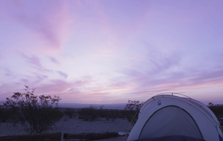 Sunrise Over Tent