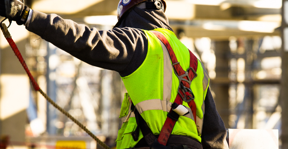 Kuraray America Construction Worker at Sunrise