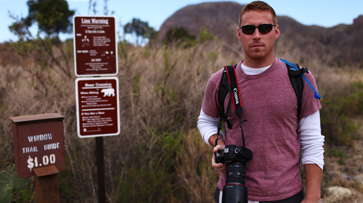 Matt at Trailhead