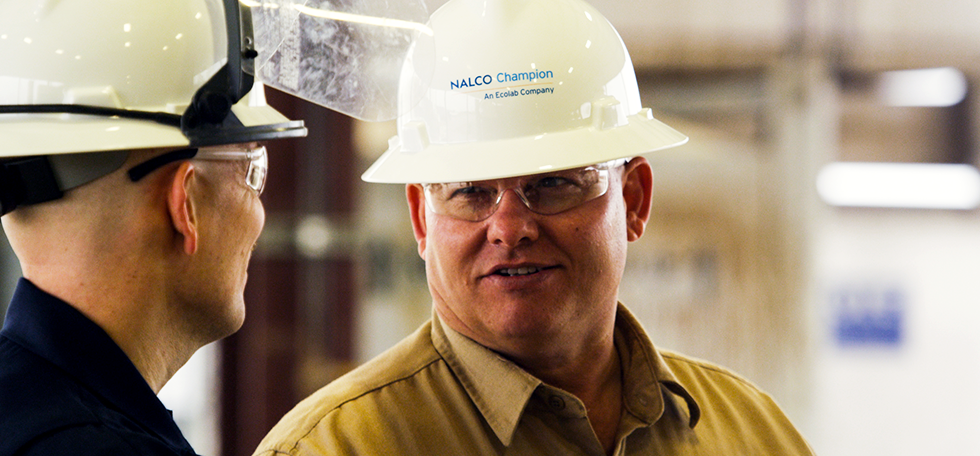 Nalco Champion Workers in Warehouse
