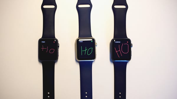 Apple Watches Pop Video Agency Merry Christmas Message